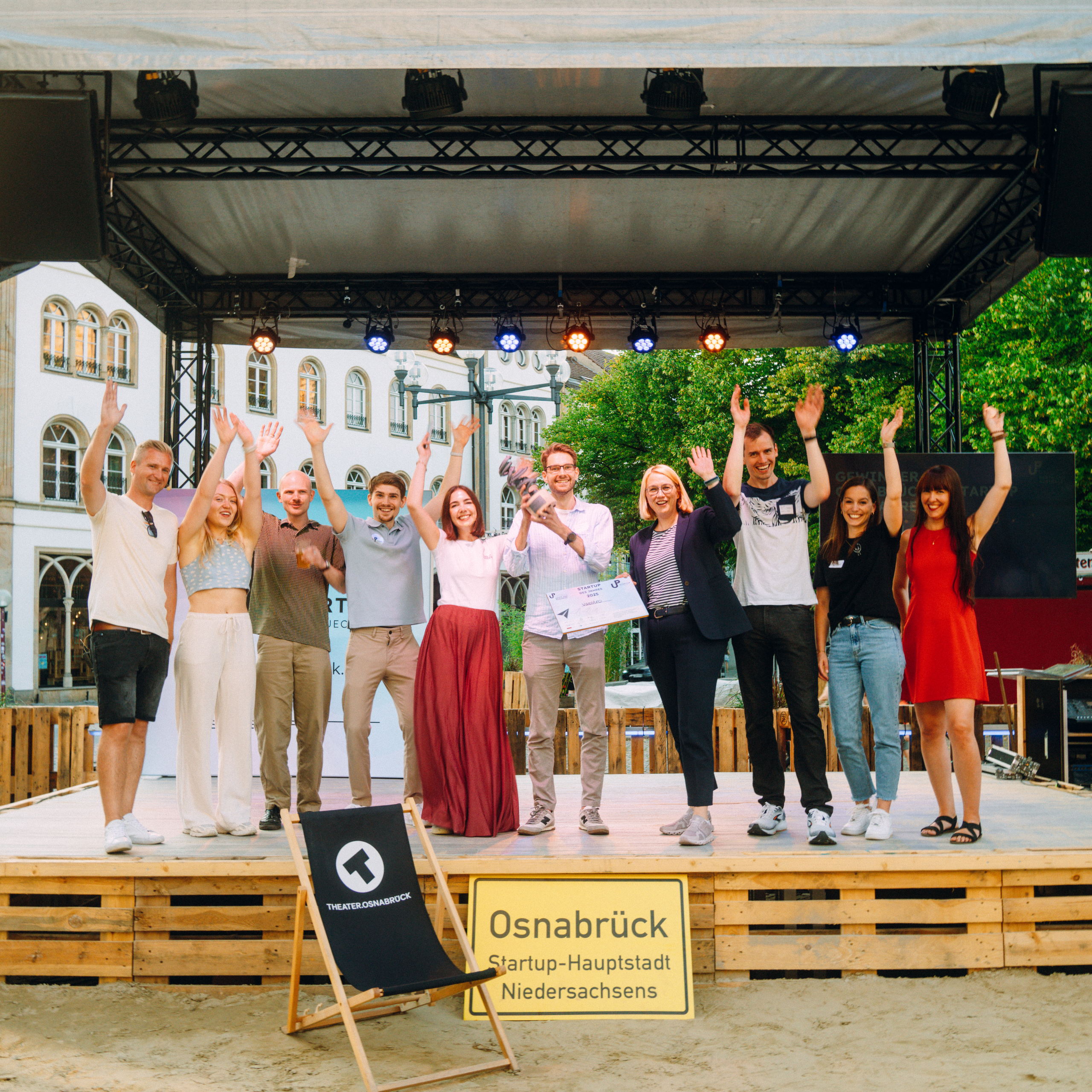 Osnabrücks innovativster Sommerabend geht in die nächste Runde: Startup Beats & Business lädt erneut an den Theater Beach ein